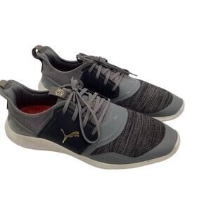 Puma Ignite NXT Lace Men's Spikeless Golf Shoes Gray Size 9